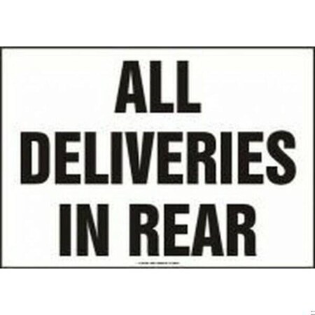 Accuform Aluminum, 10 in x 14 in, Mounting Holes MVHR535VA